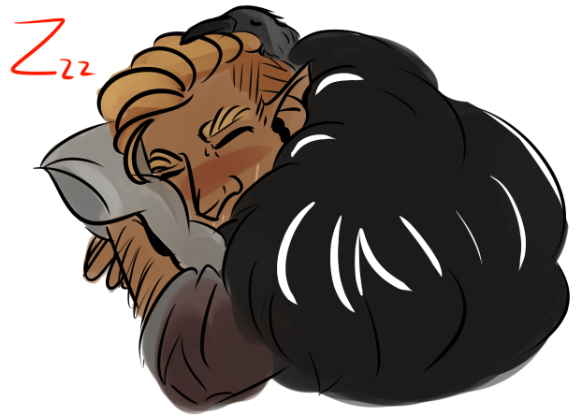 ilyas and farseek have a nap
