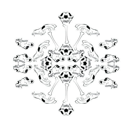 skull mandala